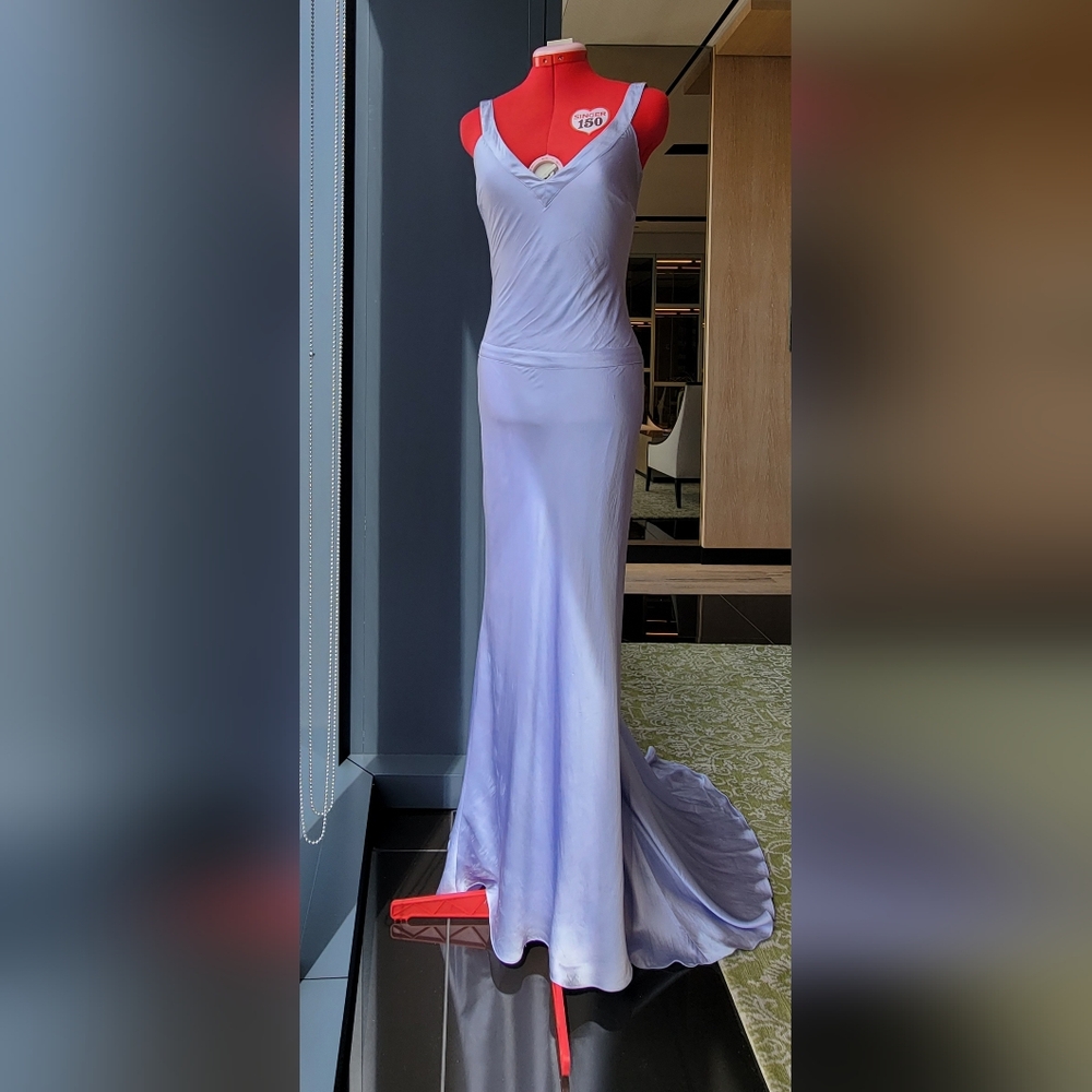 Elegant Lavender Wedding Dress